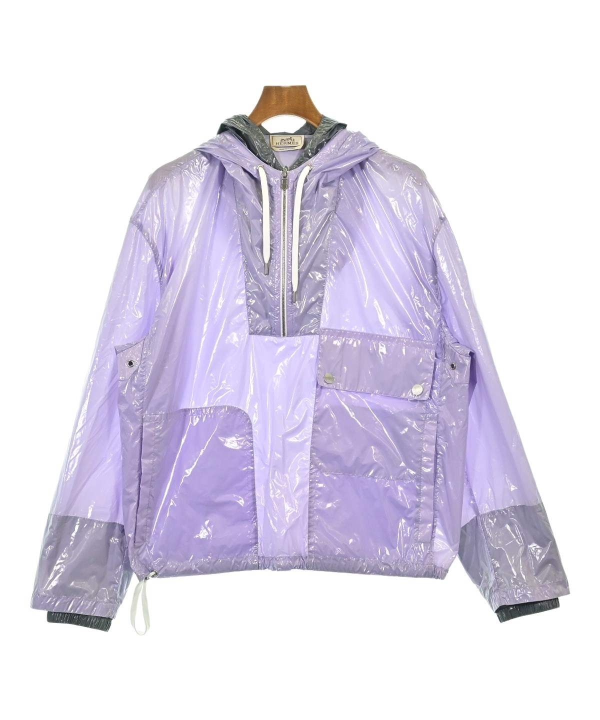 Old HERMES L/S Shirt パープル HERMES（エルメス）その他 紫 サイズ:48(L位) メンズ/2200607654042