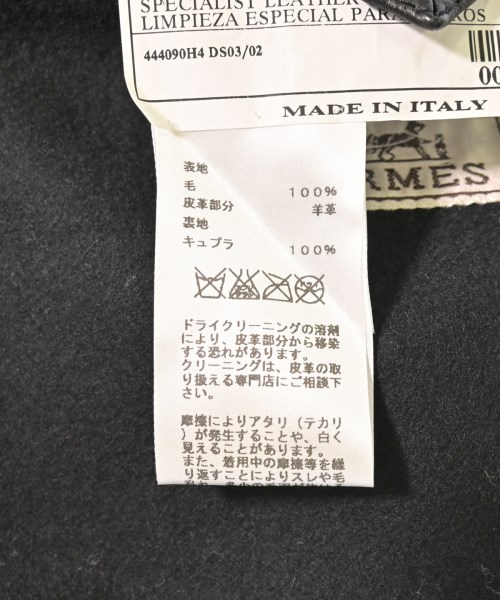 HERMES（エルメス）テーラードジャケット 黒 サイズ:48(L位) メンズ/2200608227047