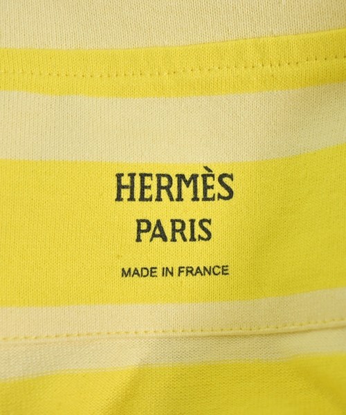 HERMES（エルメス）Tシャツ・カットソー 黄 サイズ:36(XS位) レディース/2200609048016