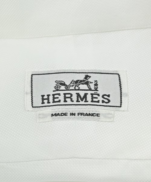 HERMES（エルメス）ドレスシャツ 白 サイズ:38(S位) メンズ/2200609685150