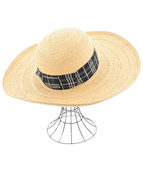HERMES（エルメス）ストローハット ベージュ サイズ:59cm レディース/2200609766019