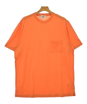 HERMES（エルメス）Tシャツ・カットソー オレンジ サイズ:XXXL メンズ