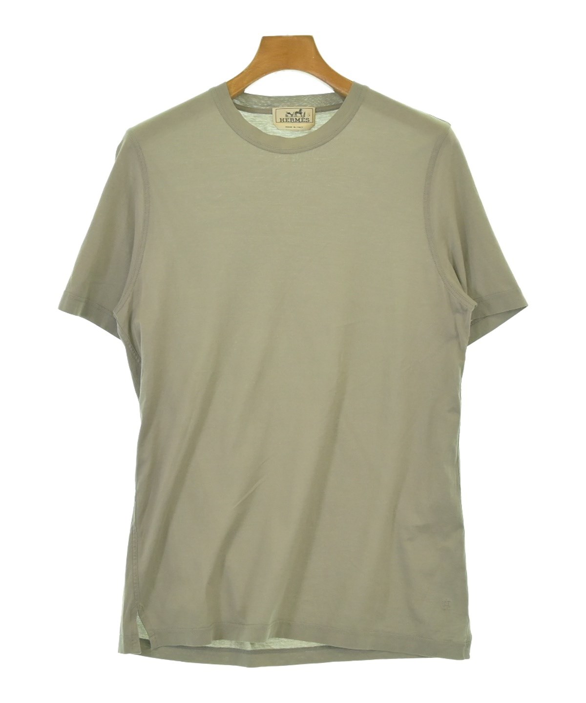 HERMES（エルメス）Tシャツ・カットソー グレー サイズ:S メンズ