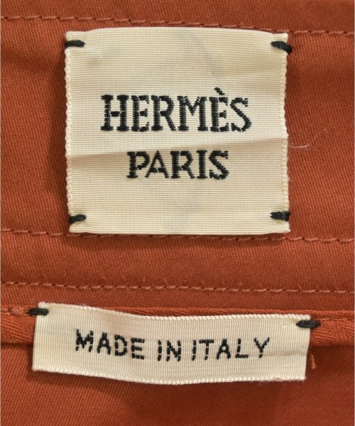 HERMES（エルメス）クロップドパンツ オレンジ サイズ:34(XXS位) レディース/2200673520036