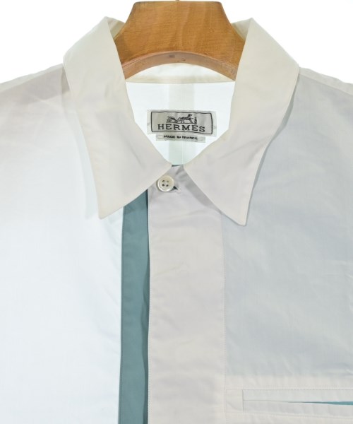 HERMES（エルメス）カジュアルシャツ 白 サイズ:40(L位) メンズ/2200673520067
