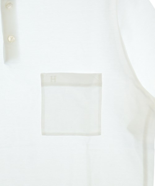 HERMES（エルメス）ポロシャツ 白 サイズ:L メンズ/2200673675019