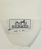 HERMES（エルメス）ポロシャツ 白 サイズ:L メンズ/2200673675019