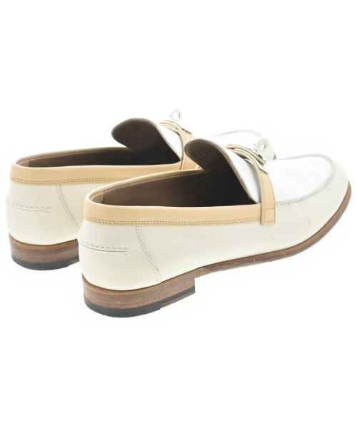 HERMES（エルメス）ドレスシューズ/ローファー 白 サイズ:EU39(25.5cm位) レディース/2200668187121