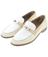 HERMES（エルメス）ドレスシューズ/ローファー 白 サイズ:EU39(25.5cm位) レディース/2200668187121