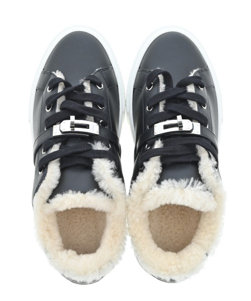 HERMES（エルメス）スニーカー 黒 サイズ:EU38(24.5cm位) レディース/2200657939212