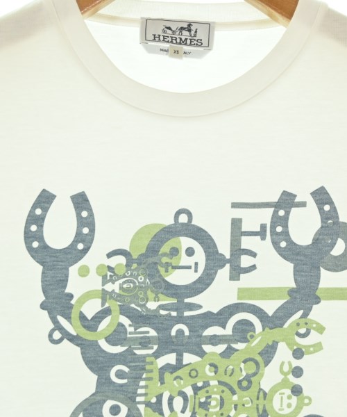 HERMES（エルメス）Tシャツ・カットソー 白 サイズ:XS メンズ/2200674567023