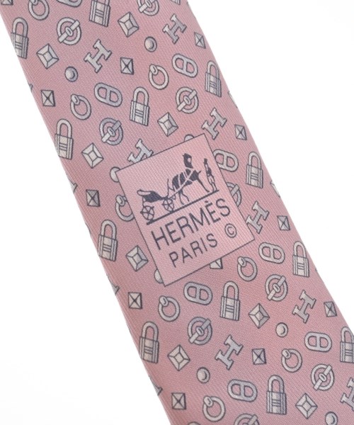 HERMES（エルメス）ネクタイ ピンク サイズ:- メンズ/2200670452064