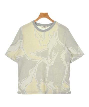 HERMES（エルメス）Tシャツ・カットソー グレー サイズ:S メンズ