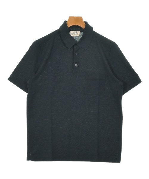 HERMES(エルメス)ポロシャツ 黒 サイズ:L/2200675287067