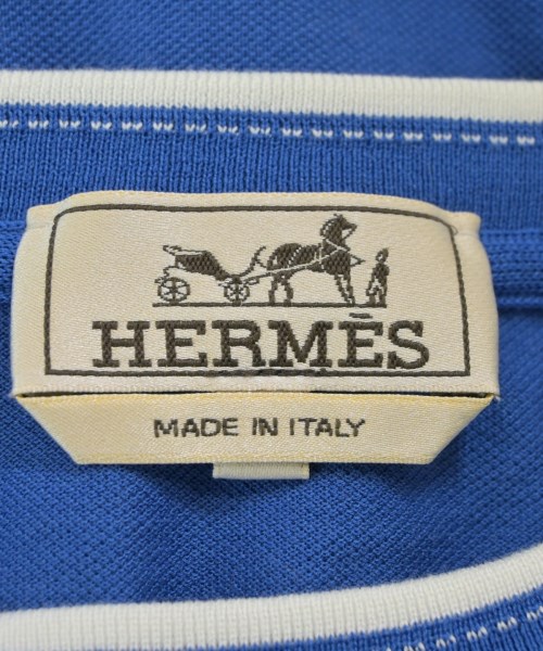 HERMES（エルメス）Tシャツ・カットソー 青 サイズ:L メンズ/2200675287098