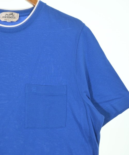HERMES（エルメス）Tシャツ・カットソー 青 サイズ:L メンズ/2200675287098