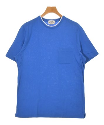 sho エルメス カットソー Sサイズ サックスブルー (メンズ) HERMES（エルメス）Tシャツ・カットソー 青 サイズ:L メンズ