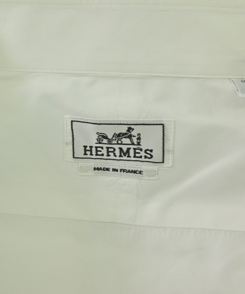 HERMES（エルメス）ドレスシャツ 白 サイズ:43(XXL位) メンズ/2200675424028