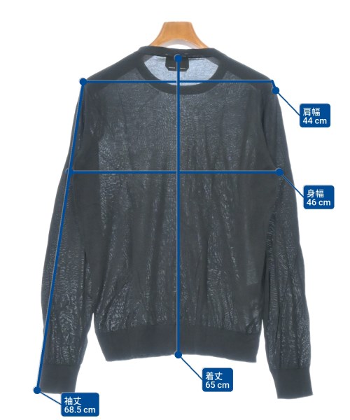 HERMES（エルメス）ニット・セーター 黒 サイズ:XS メンズ/2200675084024