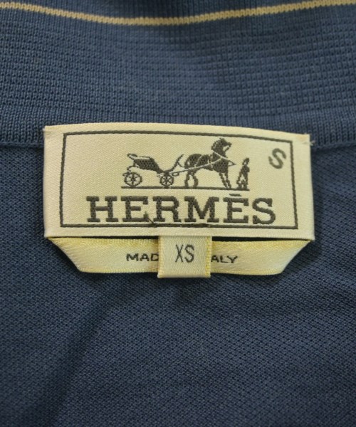 HERMES（エルメス）ポロシャツ 紺 サイズ:XS メンズ/2200675084093
