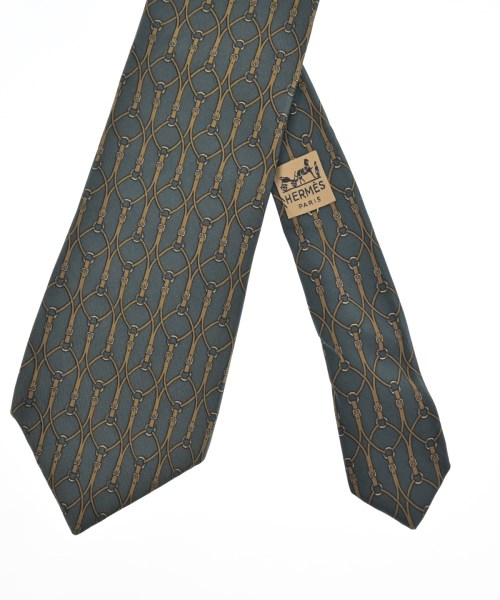 HERMES（エルメス）ネクタイ 緑 サイズ:- メンズ/2200675782012