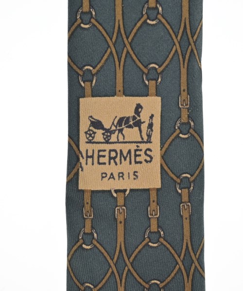 HERMES（エルメス）ネクタイ 緑 サイズ:- メンズ/2200675782012