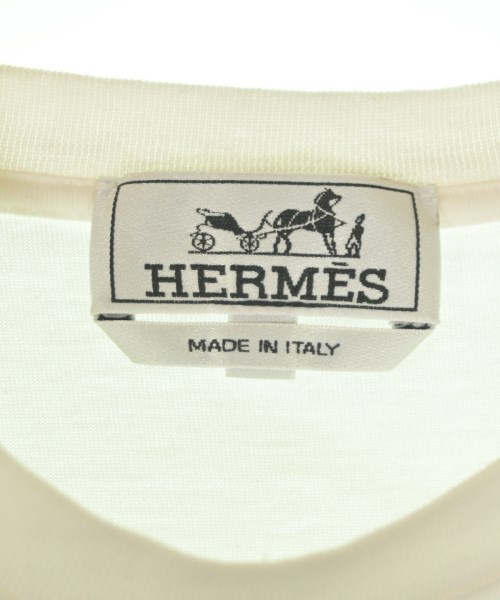 HERMES（エルメス）Tシャツ・カットソー 白 サイズ:S メンズ/2200676576023