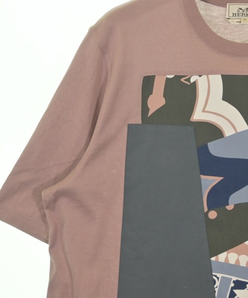 HERMES（エルメス）Tシャツ・カットソー ピンク サイズ:M メンズ/2200676576030