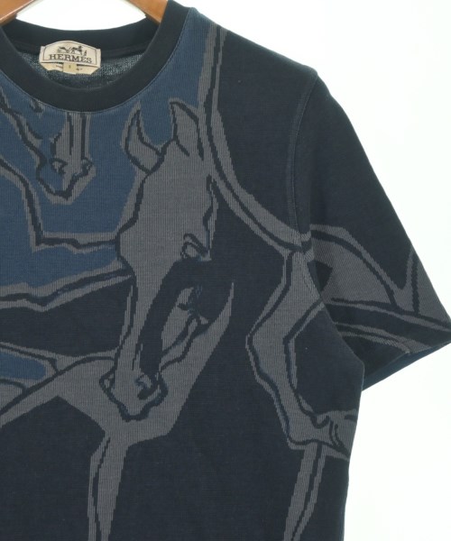 HERMES（エルメス）Tシャツ・カットソー 紺 サイズ:S メンズ/2200676576047