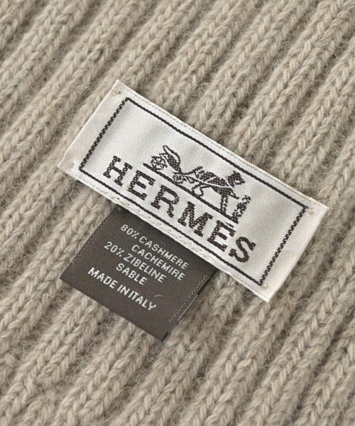 HERMES（エルメス）マフラー ベージュ サイズ:- レディース/2200676932034