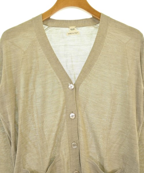 HERMES（エルメス）カーディガン ベージュ サイズ:34(XXS位) レディース/2200677388045