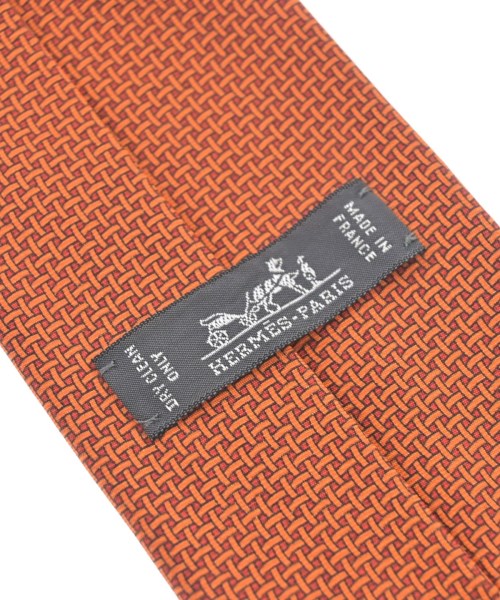 HERMES（エルメス）ネクタイ オレンジ サイズ:- メンズ/2200676429015