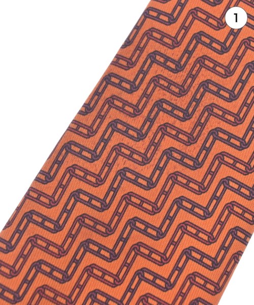 HERMES（エルメス）ネクタイ オレンジ サイズ:- メンズ/2200676429022