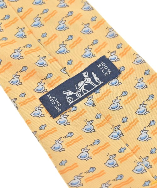 HERMES（エルメス）ネクタイ 黄 サイズ:- メンズ/2200677714448