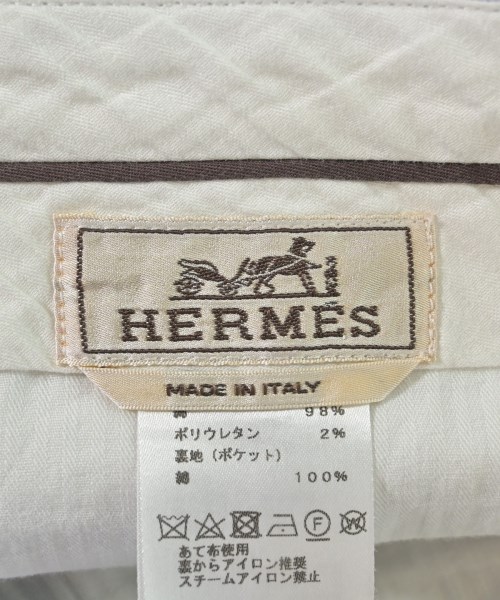 HERMES（エルメス）スラックス 白 サイズ:40(XXS位) メンズ/2200677755014