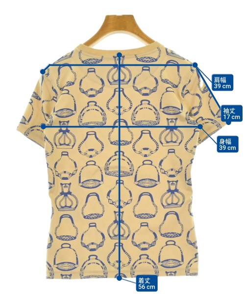 HERMES（エルメス）Tシャツ・カットソー ベージュ サイズ:36(XS位) レディース/2200677786018