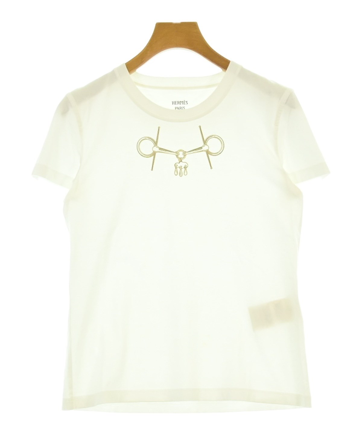新品　エルメス　Tシャツ　34 HERMES（エルメス）Tシャツ・カットソー 白 サイズ:34(XXS位