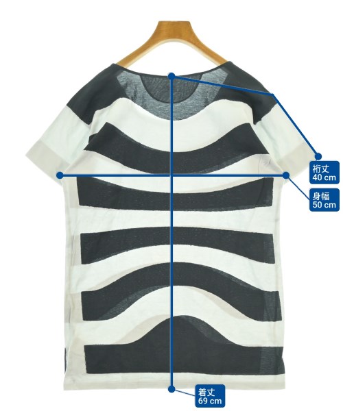 HERMES（エルメス）Tシャツ・カットソー 青 サイズ:34(XXS位) レディース/2200677786032