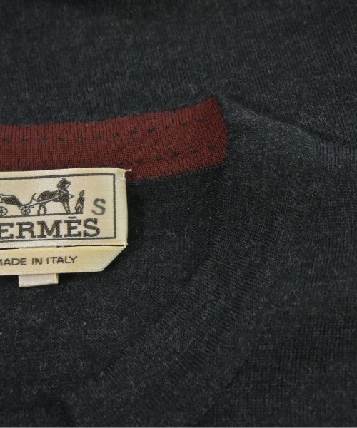 HERMES（エルメス）ニット・セーター グレー サイズ:S メンズ/2200677031026