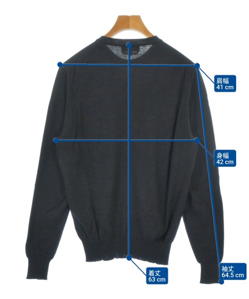 HERMES（エルメス）ニット・セーター グレー サイズ:S メンズ/2200677031026