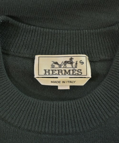HERMES（エルメス）ニット・セーター 緑 サイズ:S メンズ/2200677031033