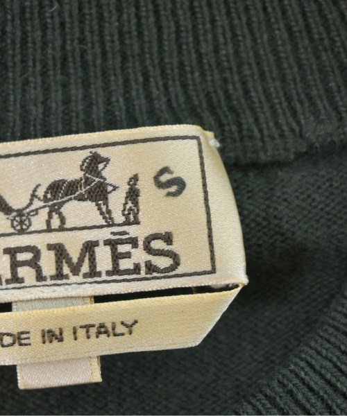HERMES（エルメス）ニット・セーター 緑 サイズ:S メンズ/2200677031033