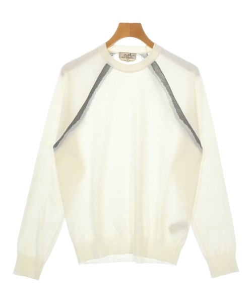 HERMES(エルメス)ニット・セーター 白 サイズ:M/2200677031040