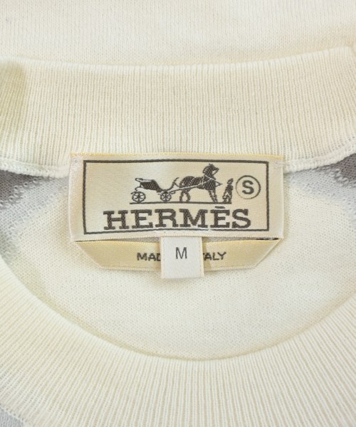 HERMES（エルメス）ニット・セーター 白 サイズ:M メンズ/2200677031040