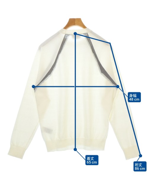 HERMES（エルメス）ニット・セーター 白 サイズ:M メンズ/2200677031040