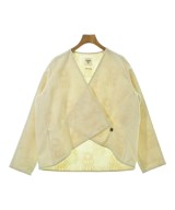 HERMES（エルメス）ノーカラージャケット 白 サイズ:36(XS位) レディース/2200678577011