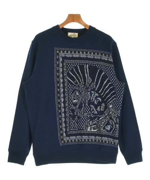 HERMES(エルメス)ニット・セーター 紺 サイズ:L/2200678999011