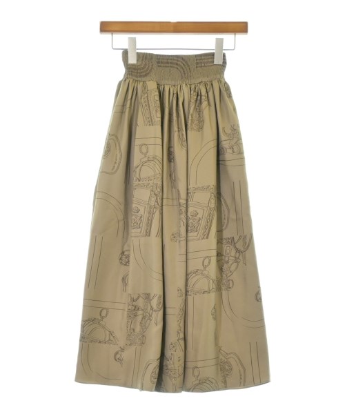 HERMES（エルメス）ロング・マキシ丈スカート ベージュ サイズ:40(M位) レディース/2200678425237