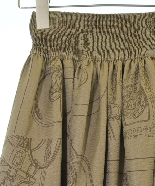 HERMES（エルメス）ロング・マキシ丈スカート ベージュ サイズ:40(M位) レディース/2200678425237