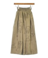 HERMES（エルメス）ロング・マキシ丈スカート ベージュ サイズ:40(M位) レディース/2200678425237